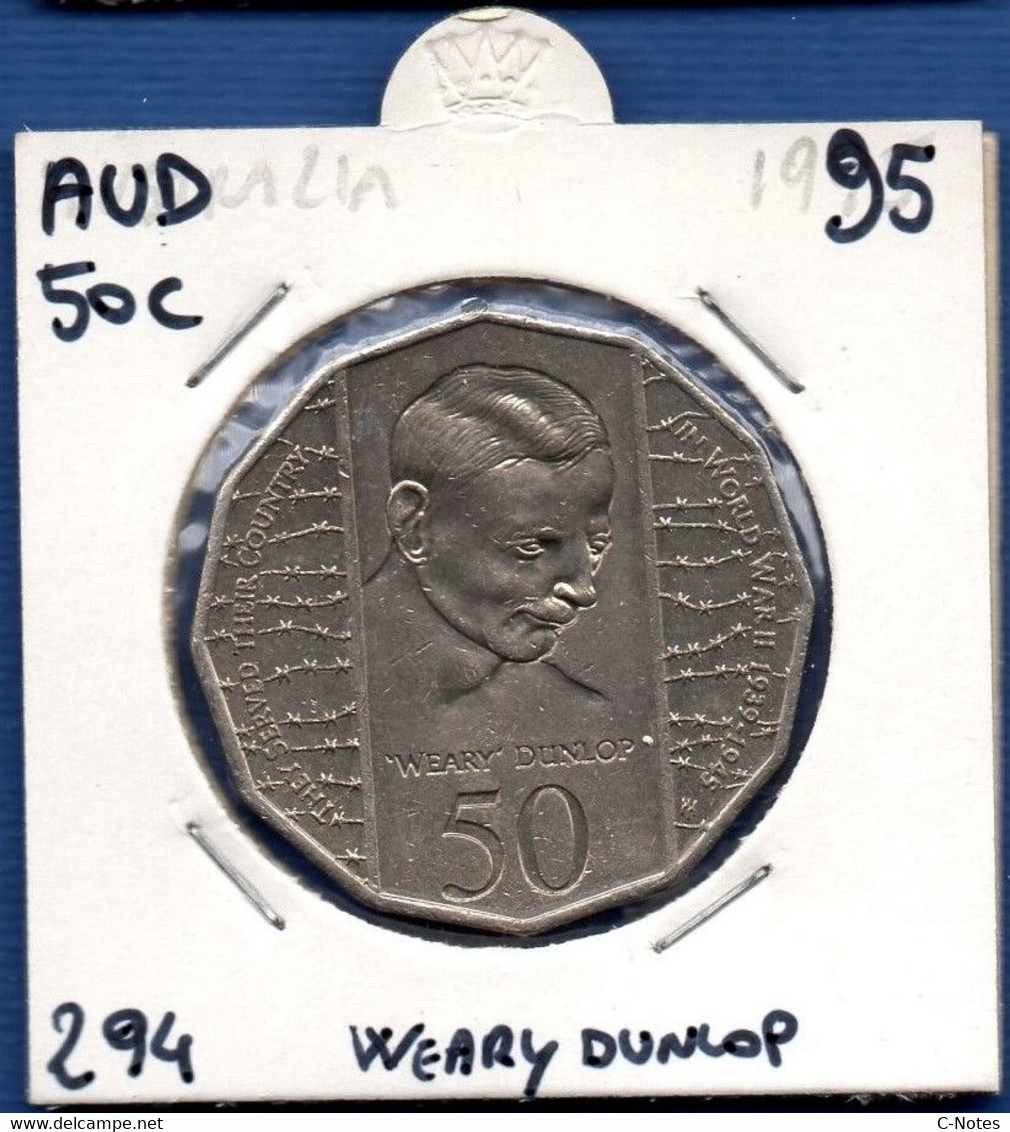 AUSTRALIA - 50 Cents 1995  -  See Photos -  Km 294 - Commemorative - 50 Cents