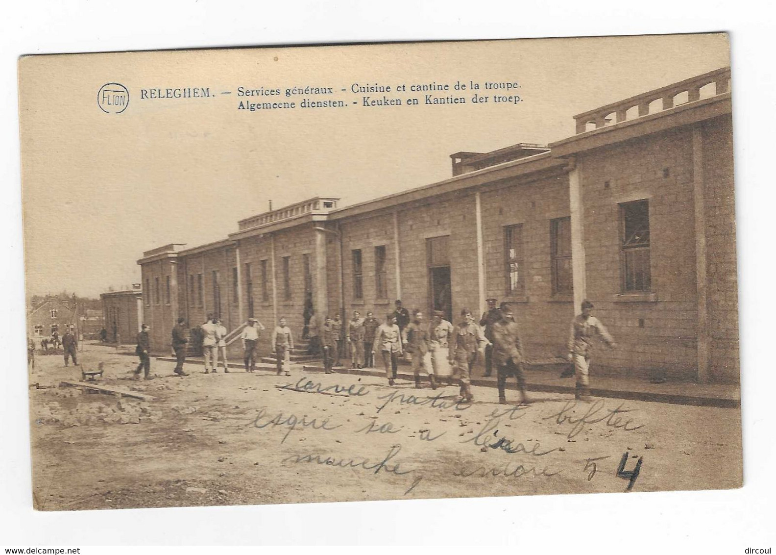 51155  Releghem  Caserne  Cuisine  Et  Cantine  De  La  Troupe   Militaria - Asse