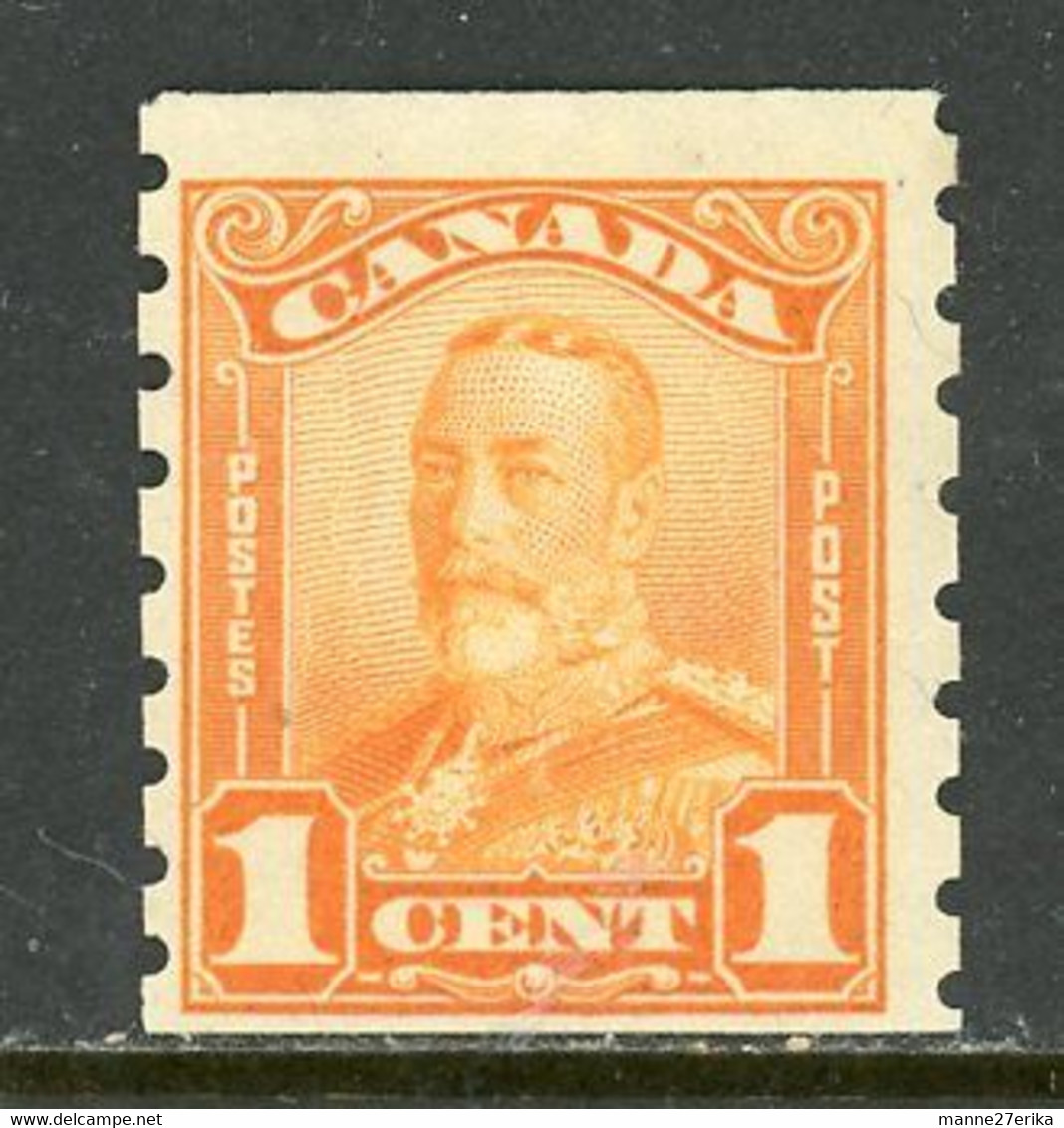 -Canada-1929-"King George V" -COIL-  MH (*) - Coil Stamps