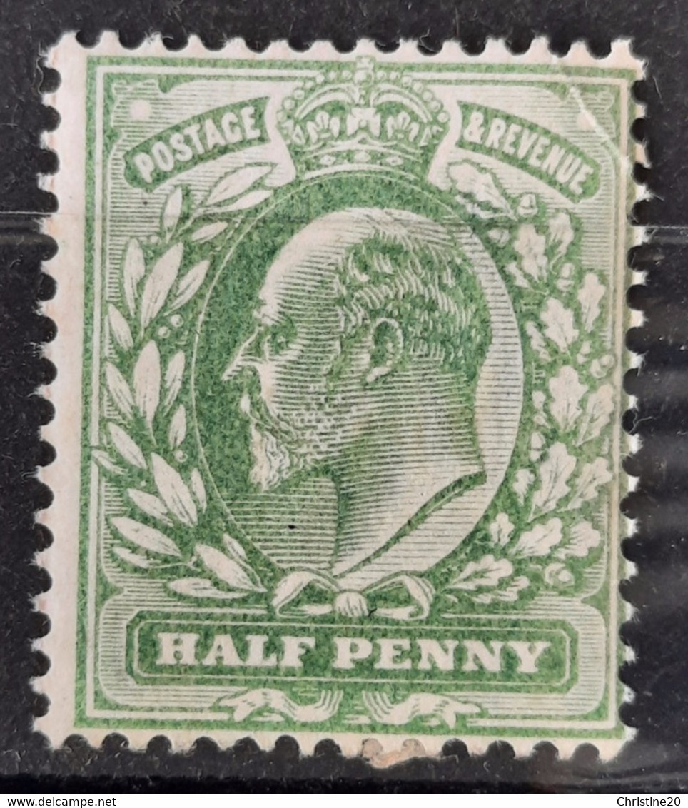 Grande-Bretagne 1902/10 N°106  Pli D'angle **TB Cote 4€ - Unused Stamps