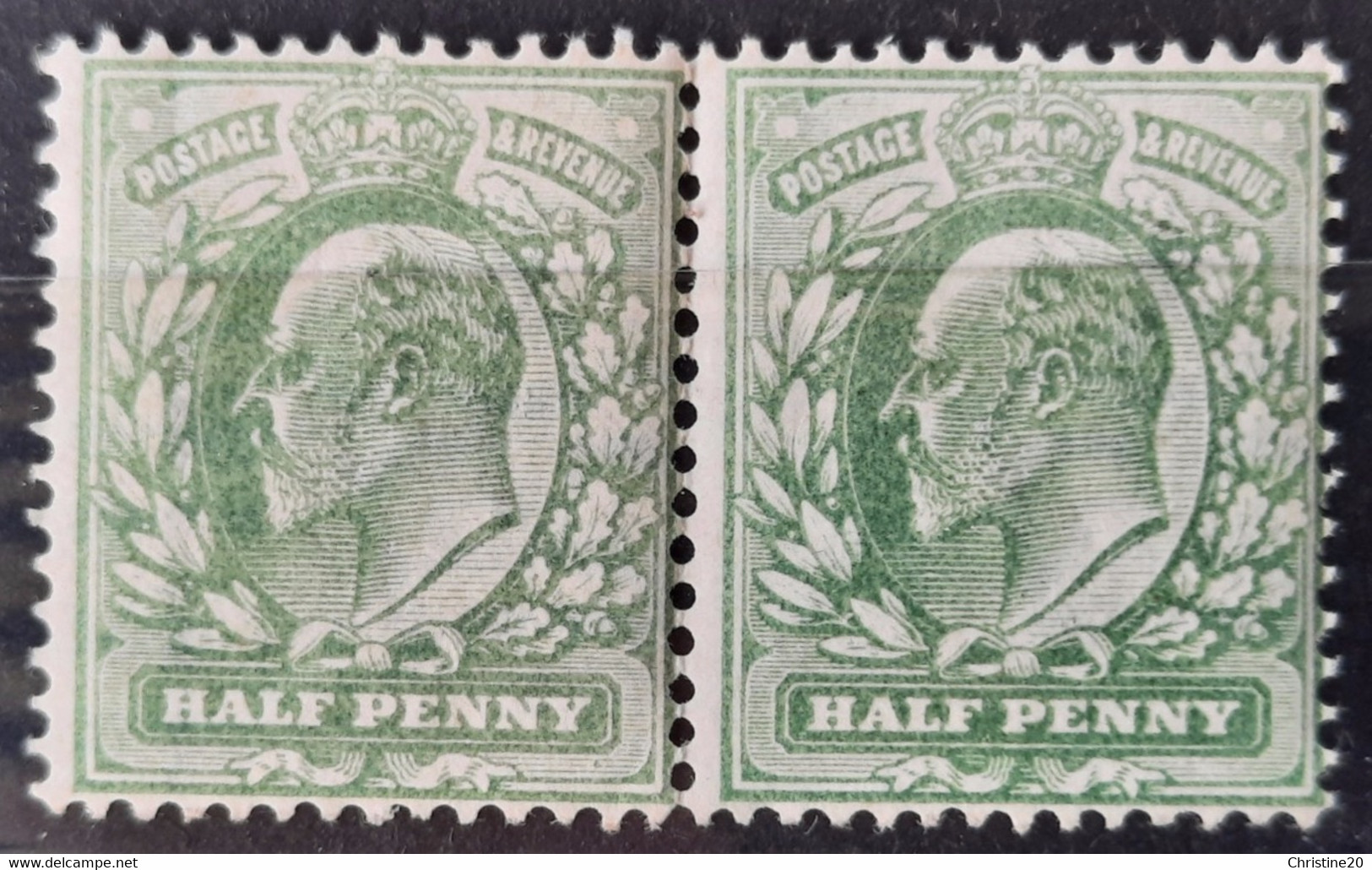 Grande-Bretagne 1902/10 N°106 En Paire **TB Cote 8€ - Unused Stamps