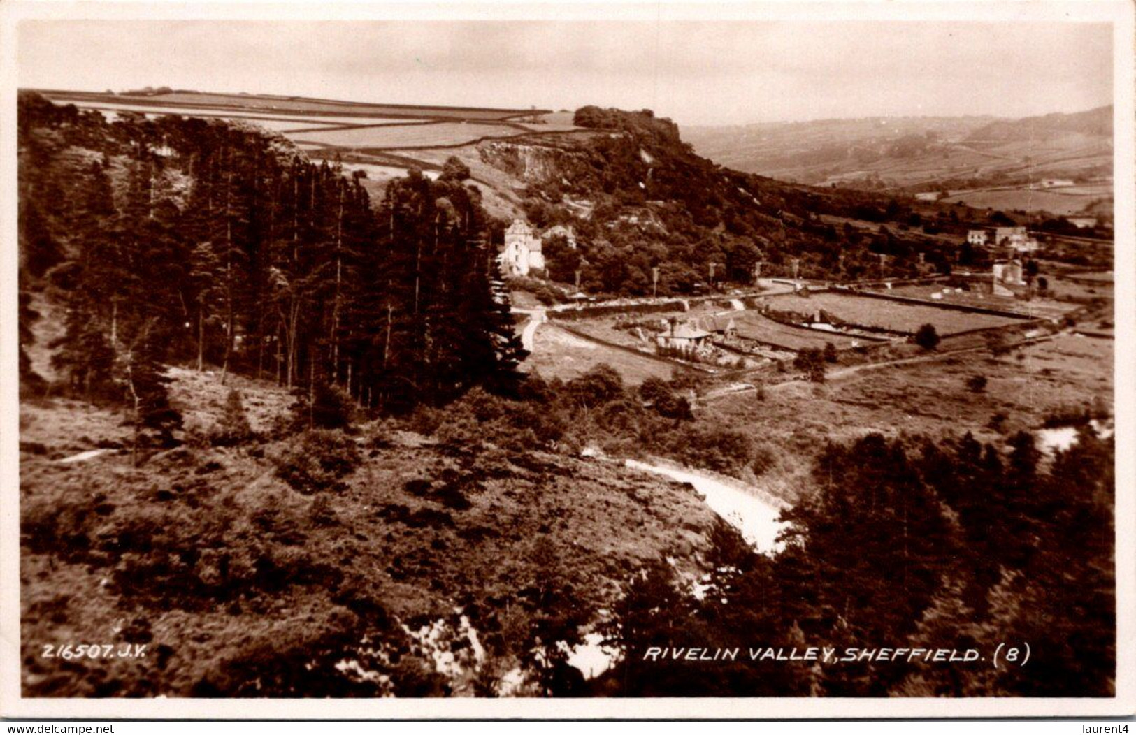 (1 Oø 15) VERY OLD - Sepia - UK - Sheffield Rivelin Valley - Sheffield