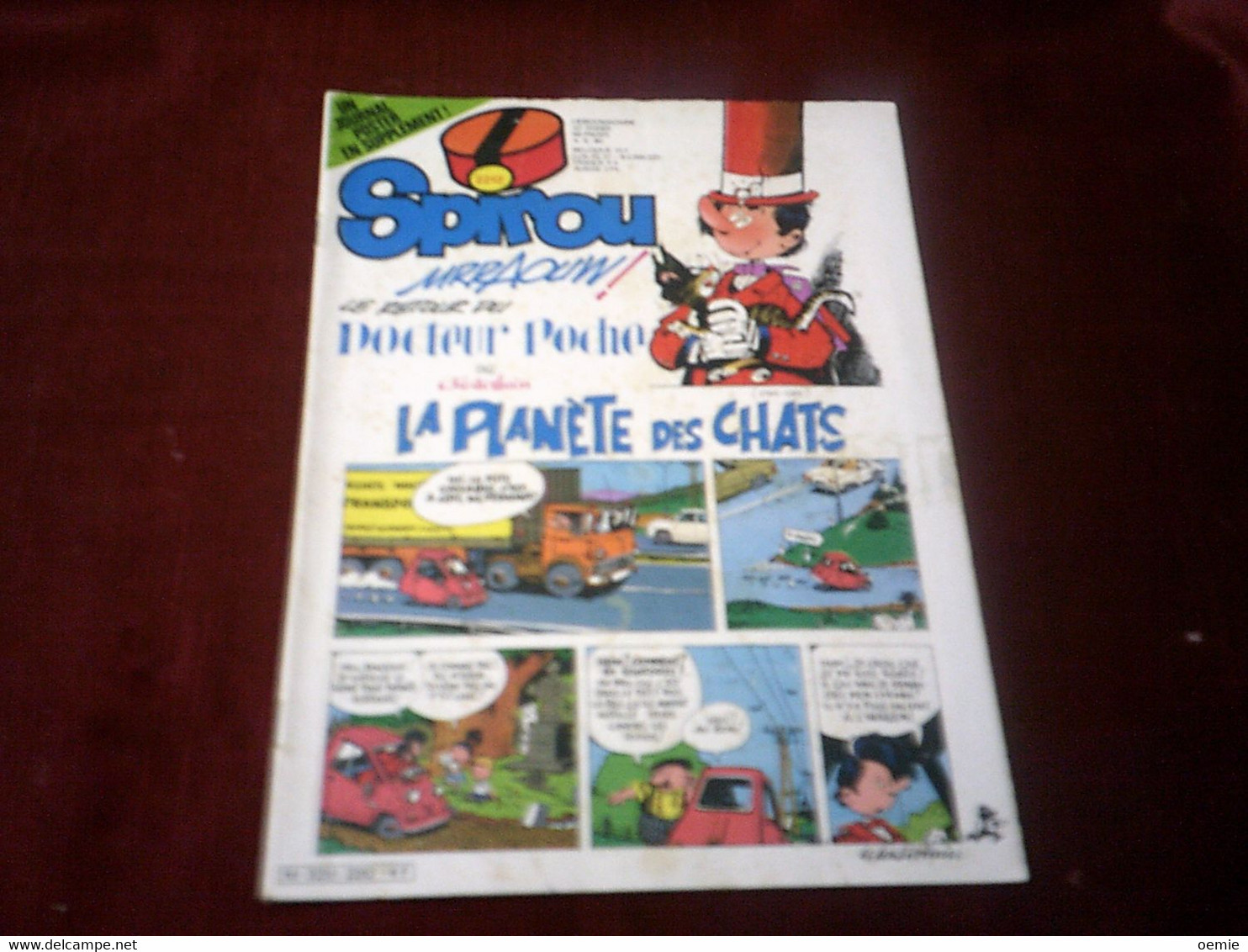 SPIROU N° 2212    AVEC   SUPPLEMENT - Spirou Et Fantasio