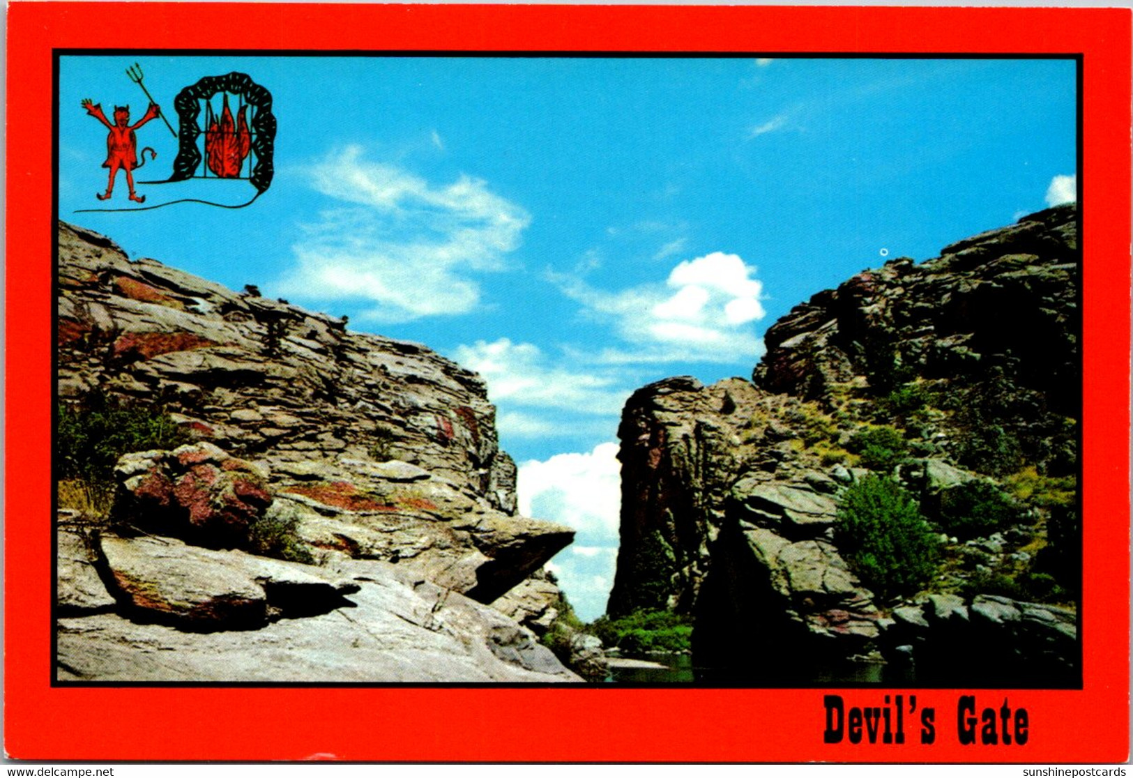 Wyoming Devil's Gate On The Sweetwater River Between Casper And Lander - Casper