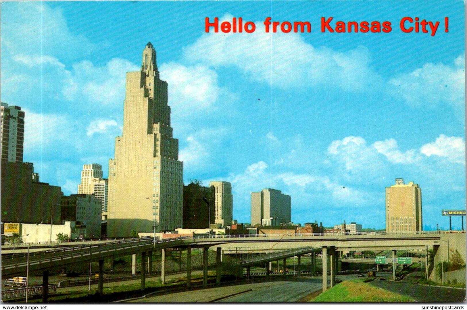 Missouri Hello From Kansas City Showing Kansas City Power & Light Company Building - Kansas City – Missouri