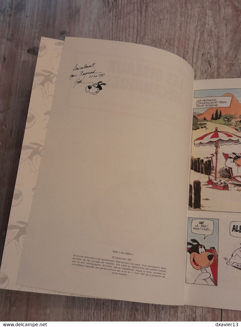 Bande Dessinée Dédicacée - Les Aventures De Diogène Terrier 2 - Les Oiseaux Mécaniques (1981) - Opdrachten