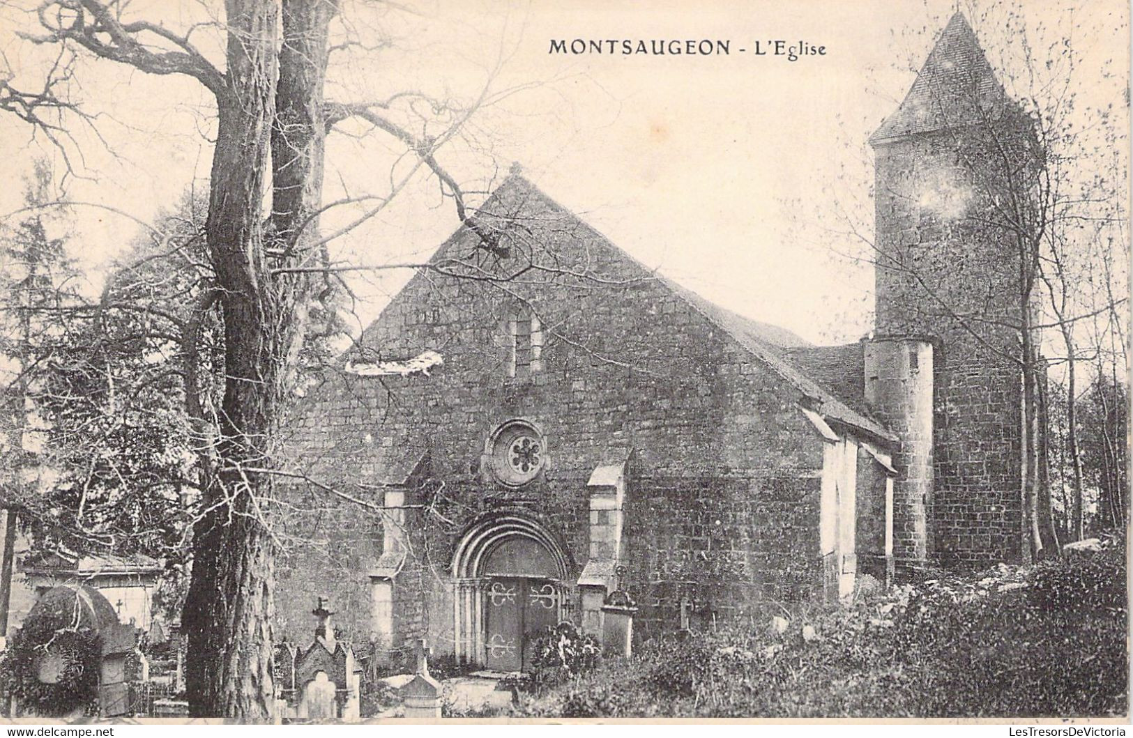 CP FRANCE - 52 - MONTSAUGEON - L'église - Autres & Non Classés