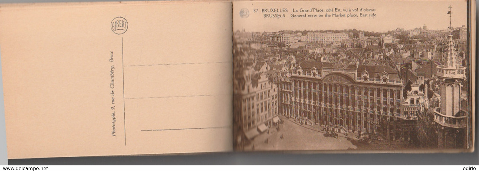 ***  BELGIQUE  ***   Carnet Complet BRUXELLES 10 Cartes  Ensemble TTBE - Sets And Collections