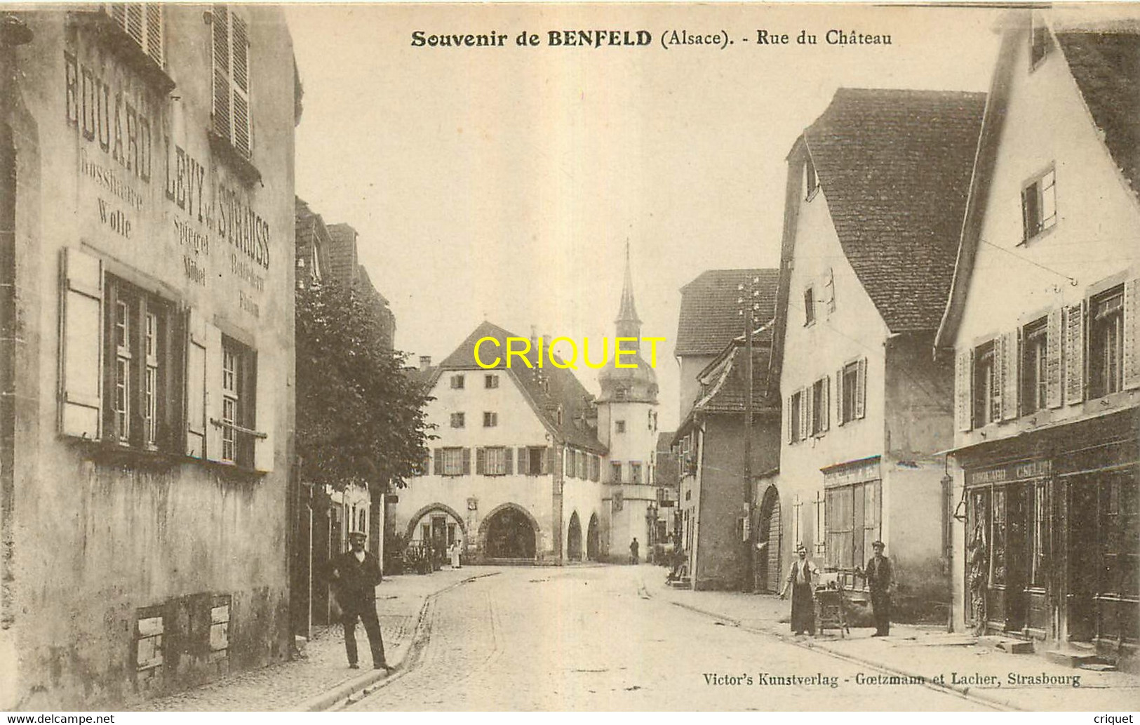 67 Benfeld, Rue Du Chateau, Visuel Pas Courant - Benfeld