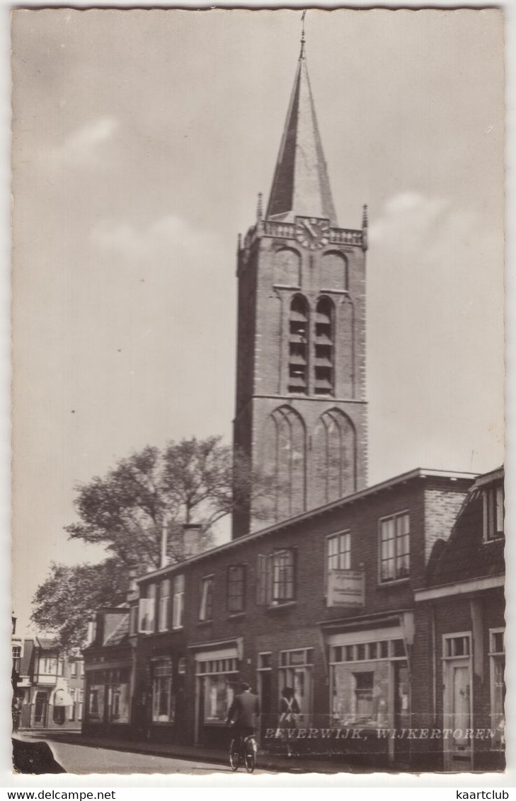 Beverwijk - Wijkertoren - (Noord-Holland/Nederland) - Fietser, Dienstmeid - Beverwijk