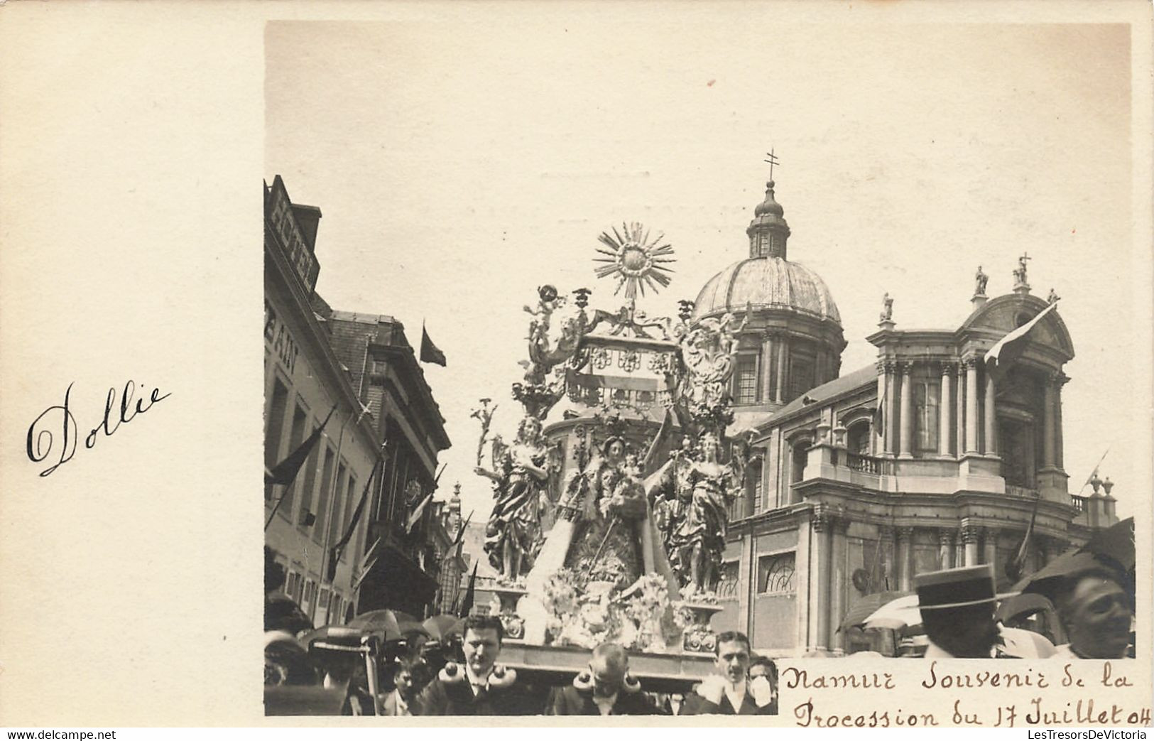 CPA - Belgique - Namur - Lot de Cartes - Procession - Fête De Béatification - Prêtre - Carte Photo