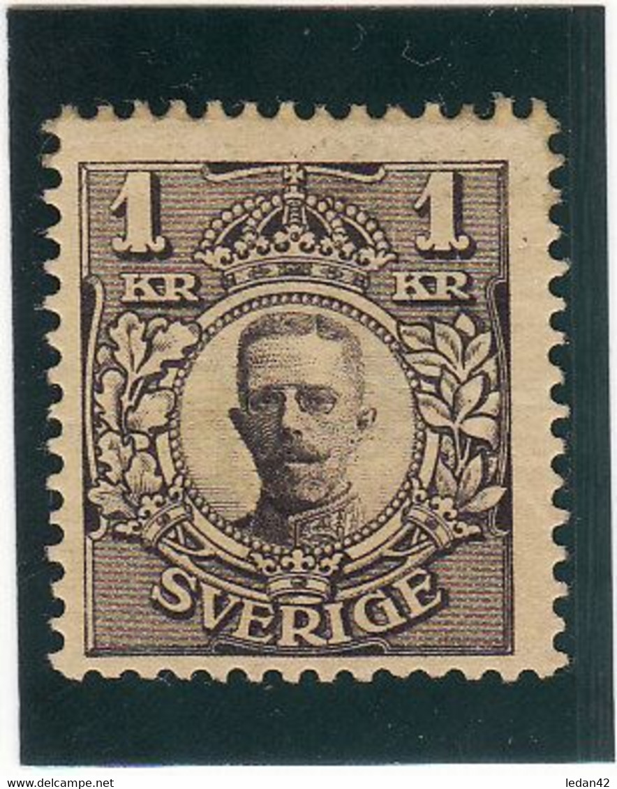 Suède 1910/1919, Cat. Yvert N° 60 *. Roi Gustave V - Ungebraucht