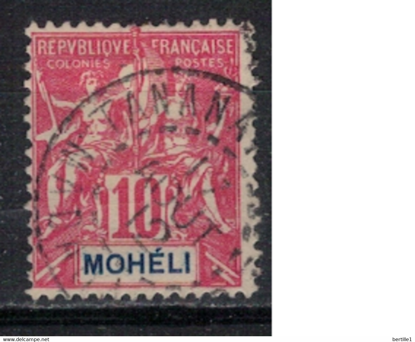 MOHELI       N°  YVERT 5  OBLITERE     ( OB    05/ 58 ) - Oblitérés