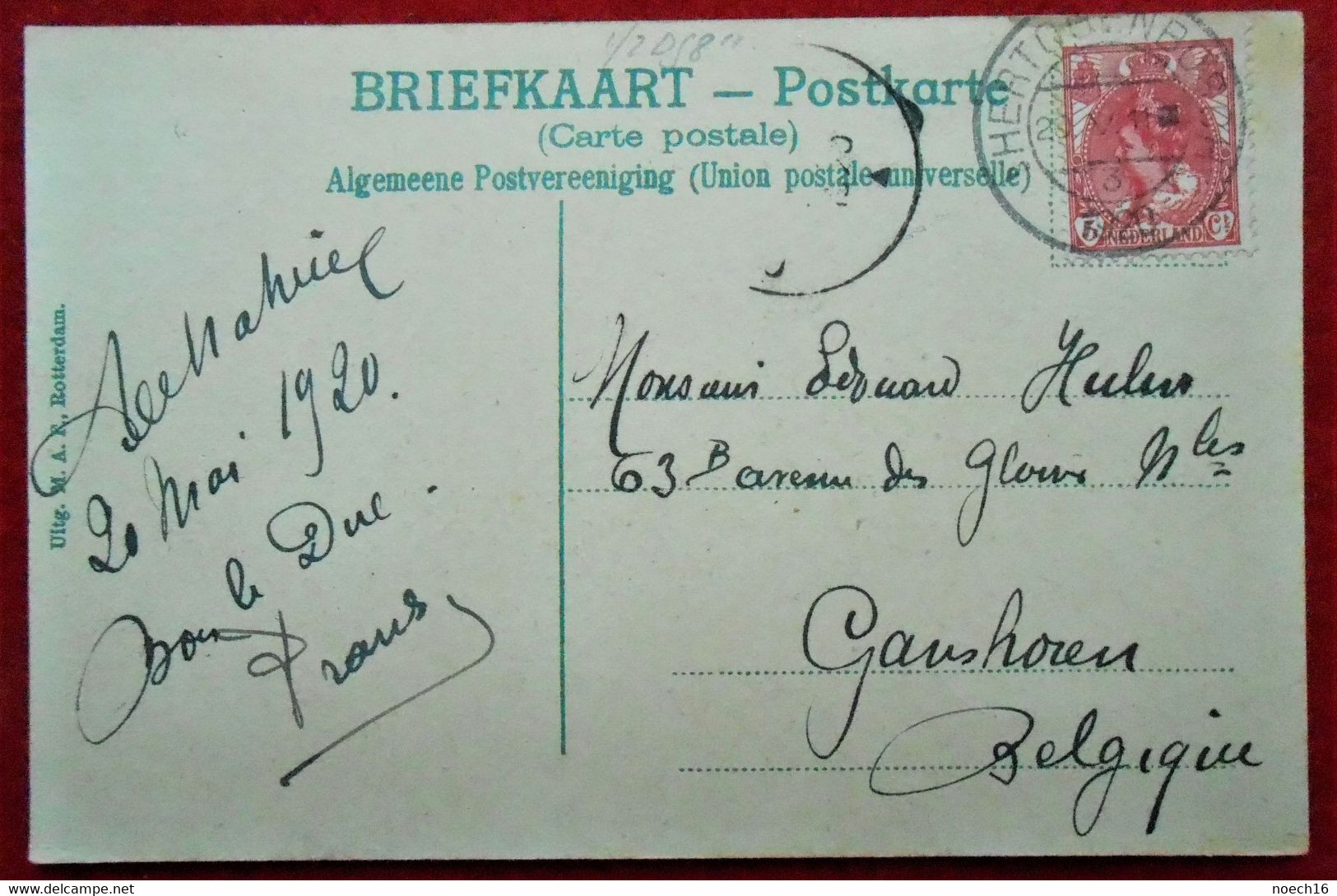 CPA 1920 NL - 's-Hertogenbosch - Hoogesteenweg - 's-Hertogenbosch