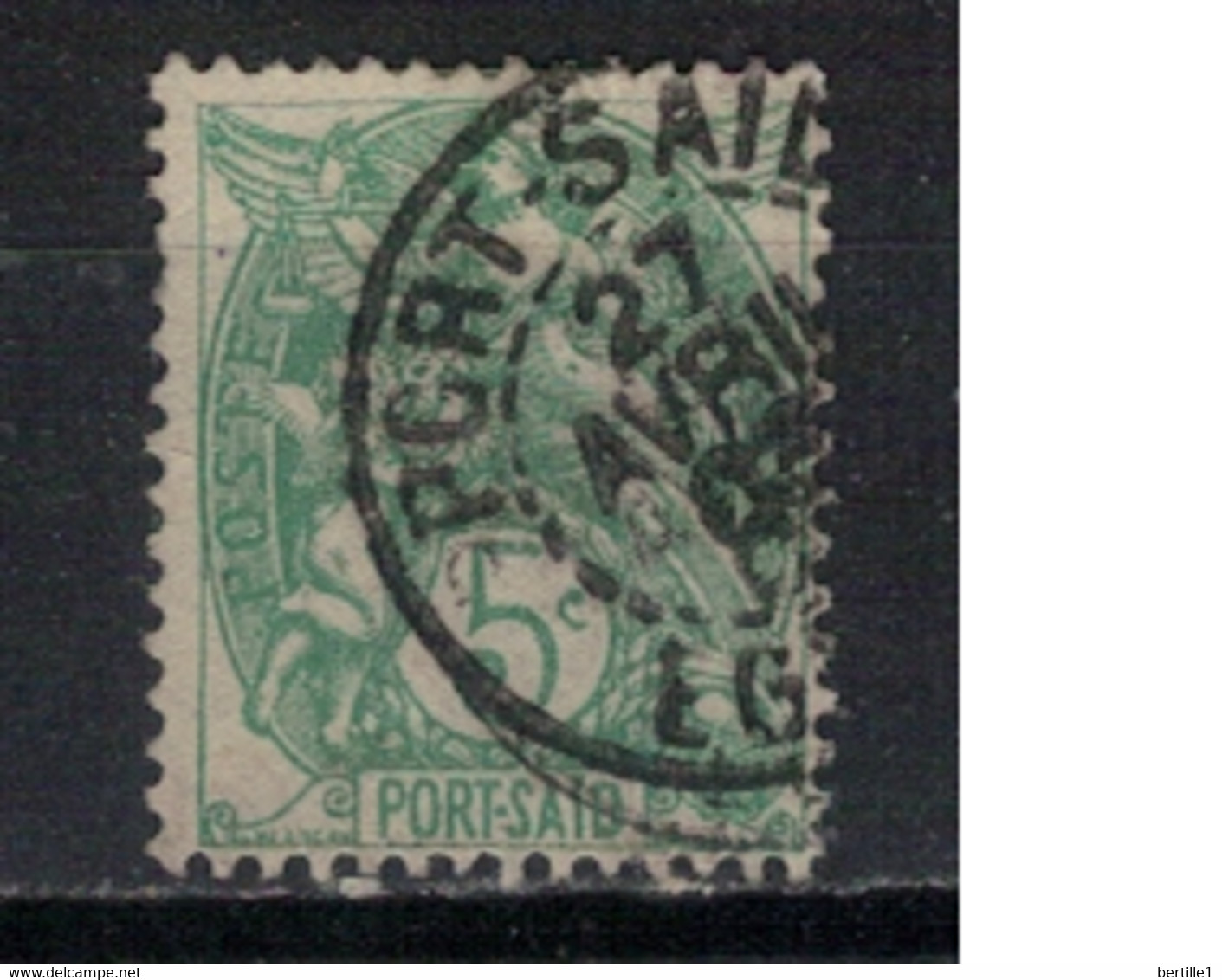 PORT SAID         N°  YVERT 24  OBLITERE     ( OB    05/ 58 ) - Used Stamps