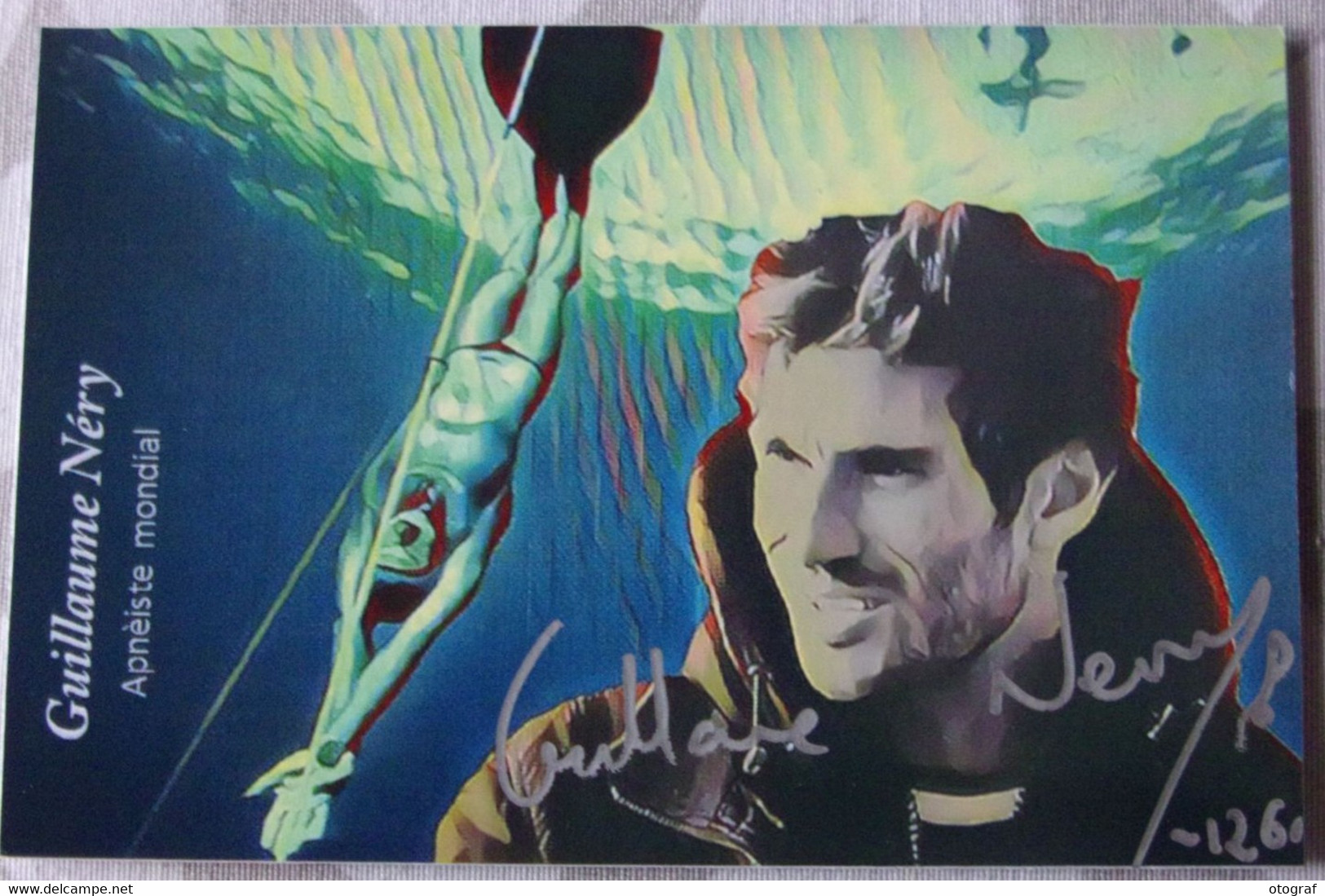 Guillaume NERY - Dédicace - Hand Signed - Autographe Authentique - Kunst- Und Turmspringen