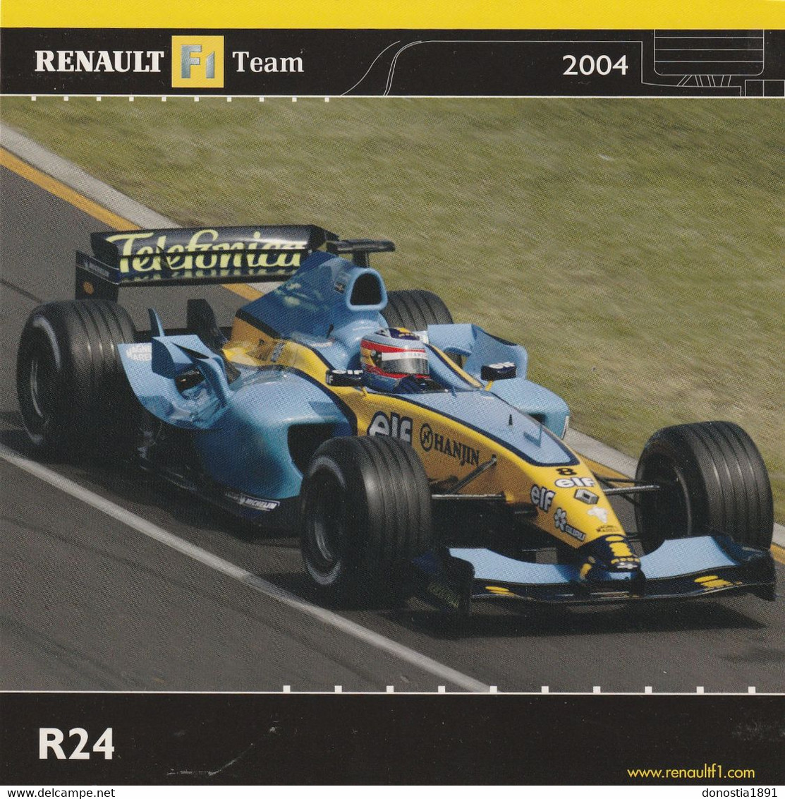Renault Team F1 - 2004 - La Voiture R24 - De Côté  150x150 - Grand Prix / F1