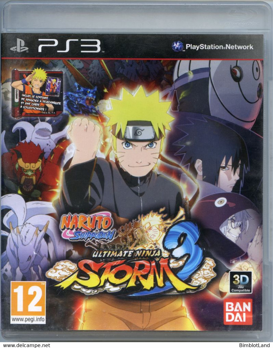 Jeu PS3 PLAYSTATION 3 Naruto Shippuden Ultimate Ninja Storm 3 + Carte Collector - PS3