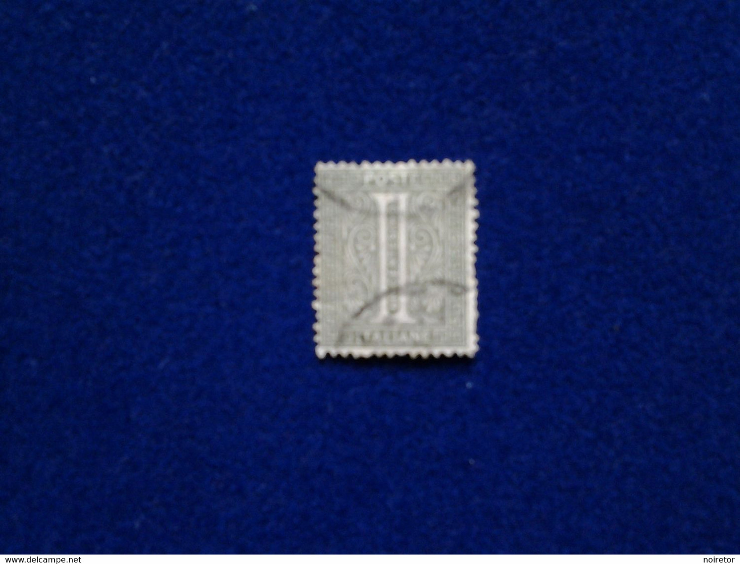 ITALIE 1861-78 Victor Emmanuel Ll  Chiffre  1 Cent Gris-vert - Usati