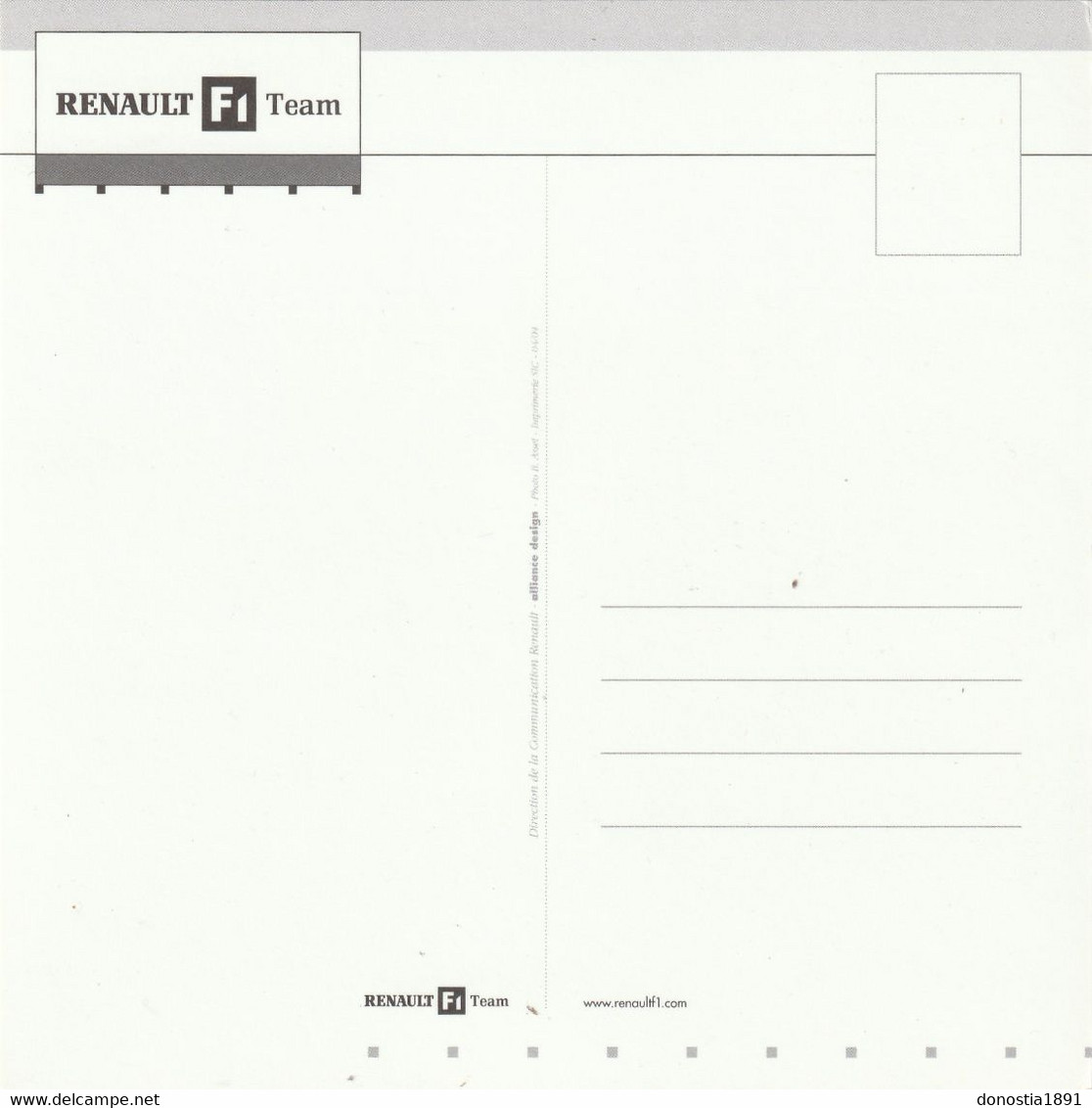Renault Team F1 - 2004 - Jarno TRULLI -  Franck MONTAGNY - Fernando ALONSO -signatures Imprimées   150x150 - Grand Prix / F1