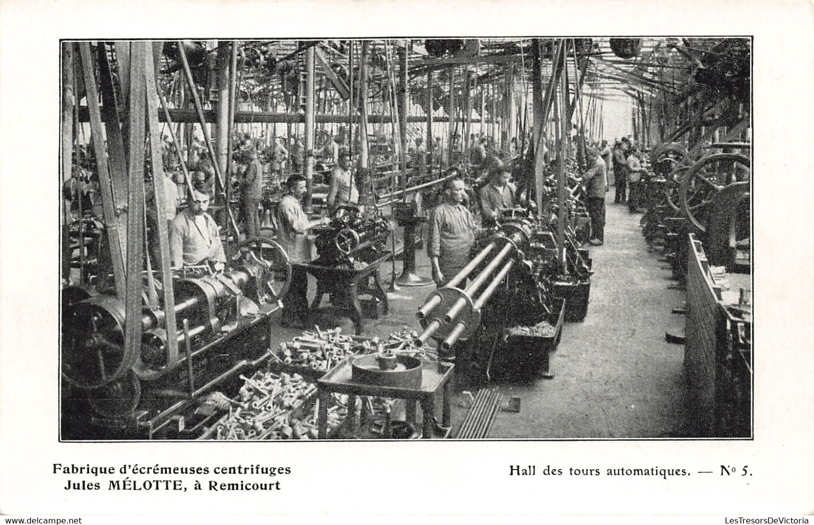 CPA - Belgique - Remicourt - Fabrique D'Ecrémeuses Centrifuges Jules Mélotte - Hall Des Tours Automatiques - Animé - Remicourt