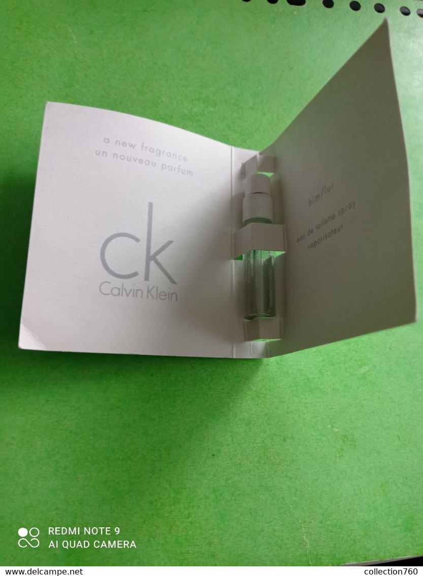 CALVIN KLEIN - Echantillon - Parfumproben - Phiolen