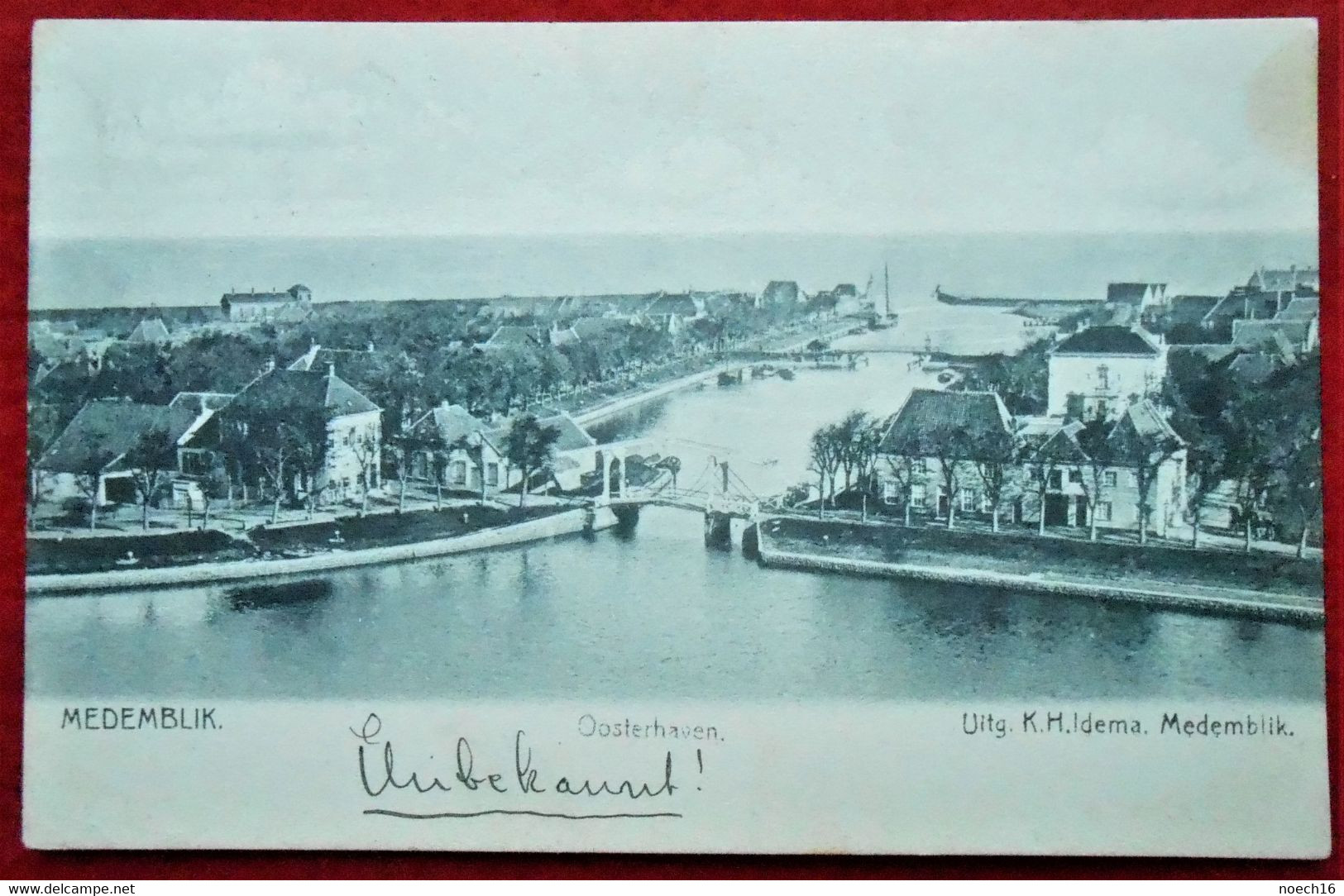 CPA 1907 NL - Medemblik- Oosterhaven - Cachet étoile Hilversum - Medemblik