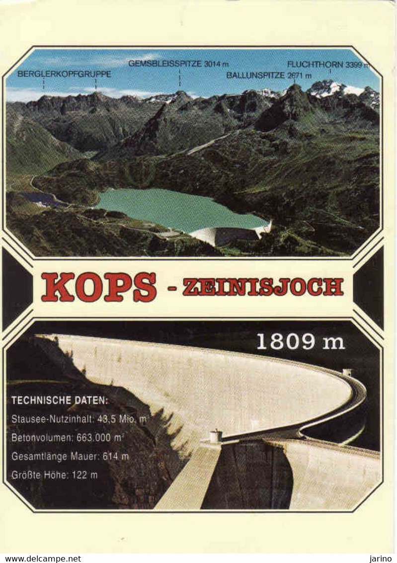 Austria, Vorarlberg, Kops - Zeinisjoch, Gaschurn, Bezirk Bludenz, Gebraucht  1998 - Gaschurn