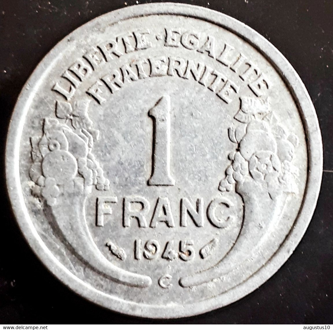 FRANCE: 1 FRANC SCARCE 1945 C KM 885a.3 SUP - 1 Franc