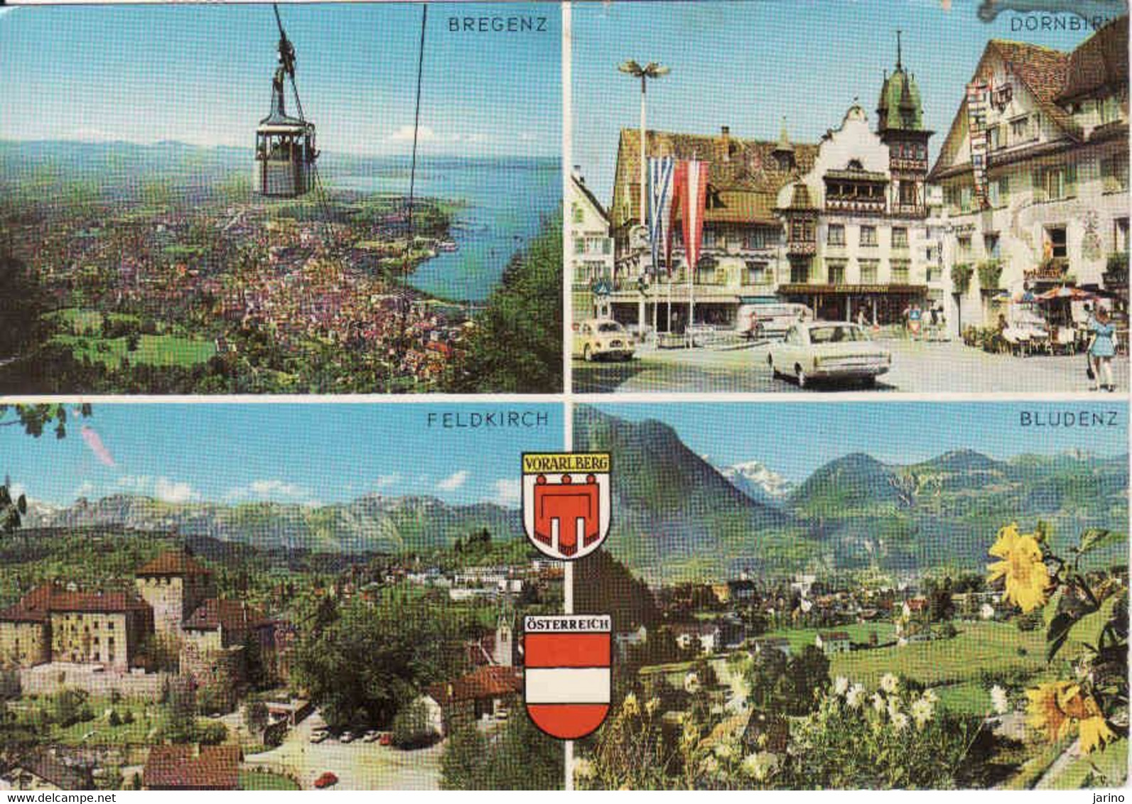 Austria, Vorarlberg, Bregenz, Dornbirn, Feldkirch, Bludenz, Gebraucht 1974 - Dornbirn