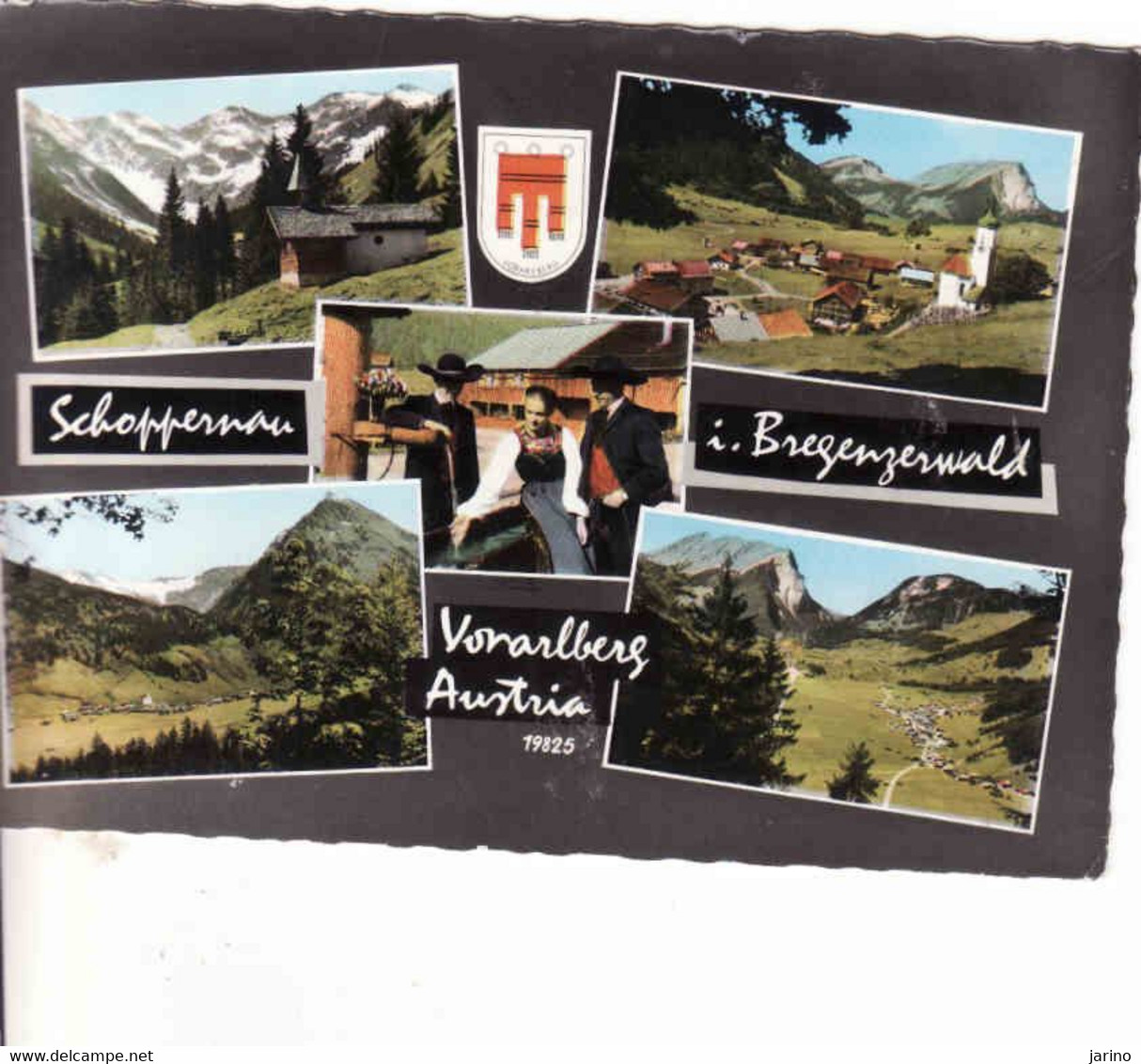 Austria, Vorarlberg, Schoppernau Im Bregenzerwald, Gebraucht 1965 - Bregenzerwaldorte