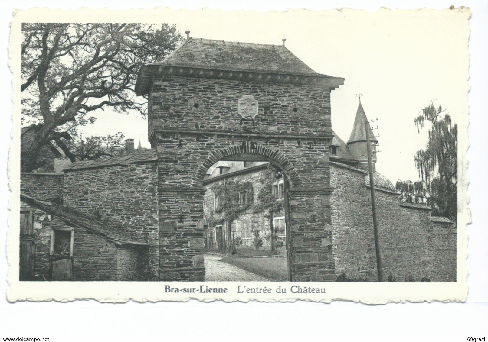 Bra Sur Lienne Entrée Du Château - Lierneux