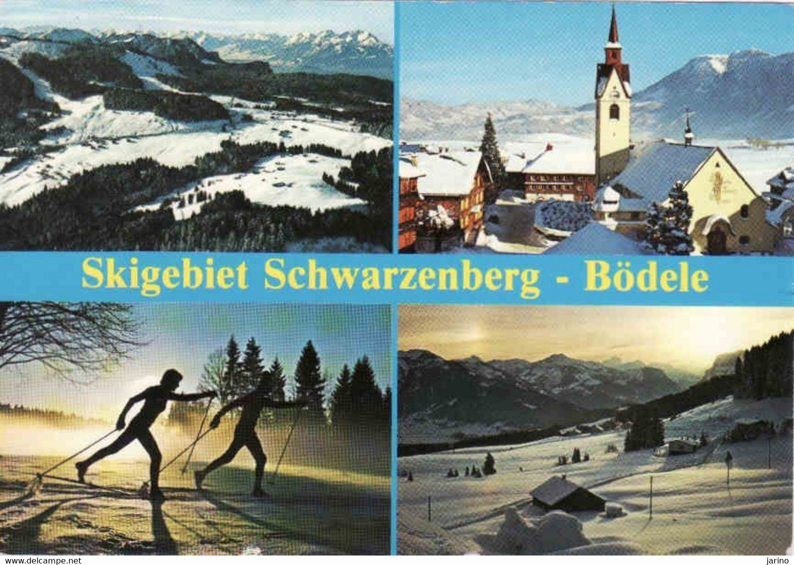 Austria, Vorarlberg, Schwarzenberg - Boedele Im Bregenzerwald, Stempel Gasthof - Pension Adler, Gebraucht 1982 - Bregenzerwaldorte