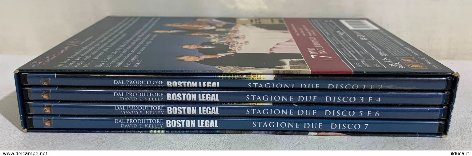 I111047 Cofanetto 7 DVD - BOSTON LEGAL Stagione 2 - Fox - TV Shows & Series