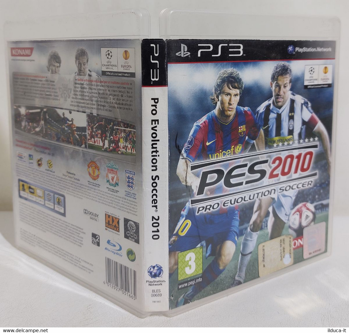 I111052 Play Station 3 / PS3 - PES Pro Evolution Soccer 2010 - Konami - PS3