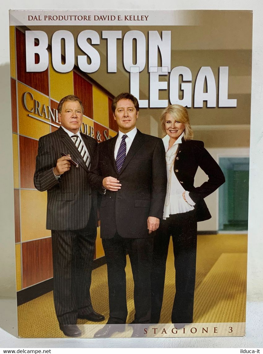 I111055 Cofanetto 6 DVD - BOSTON LEGAL Stagione 3 - Fox - Séries Et Programmes TV