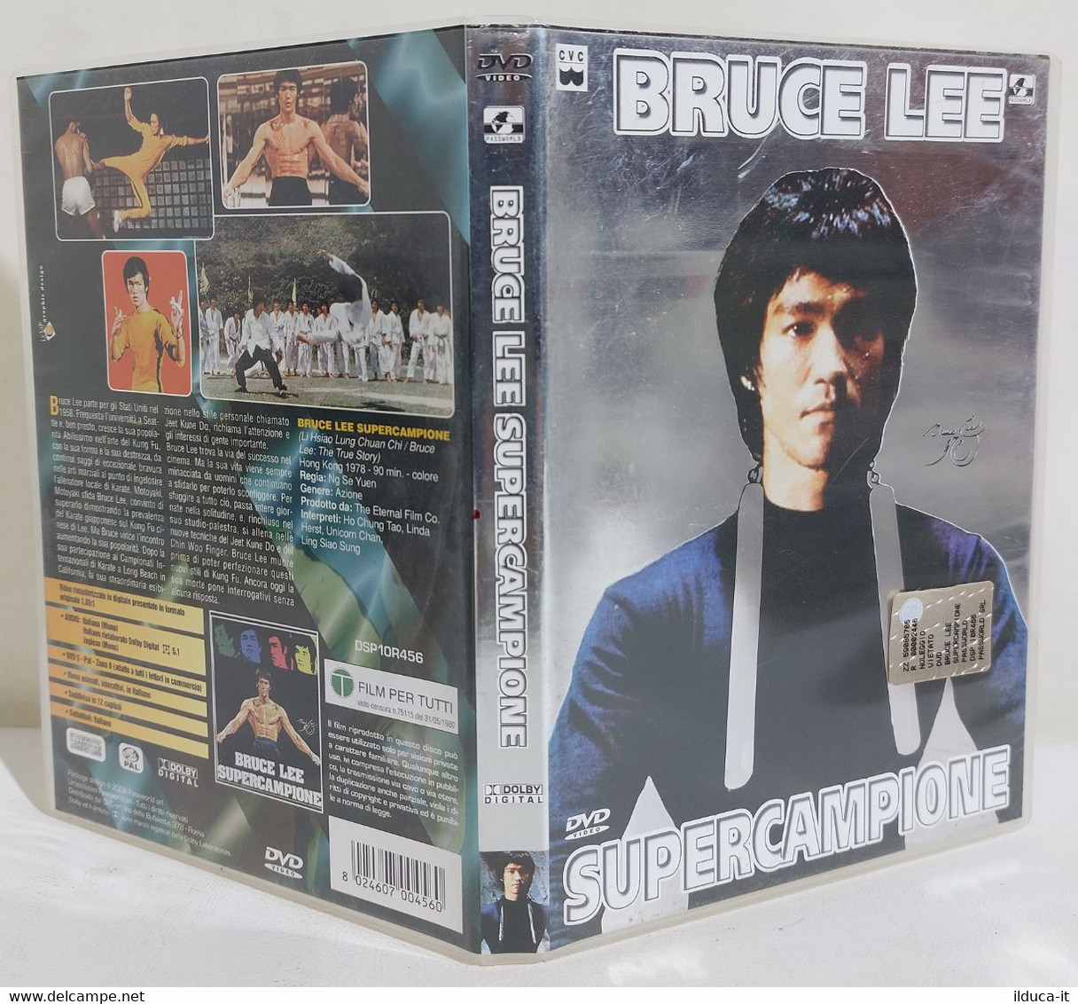 I111056 DVD Documentario - Bruce Lee Supercampione - Dokumentarfilme