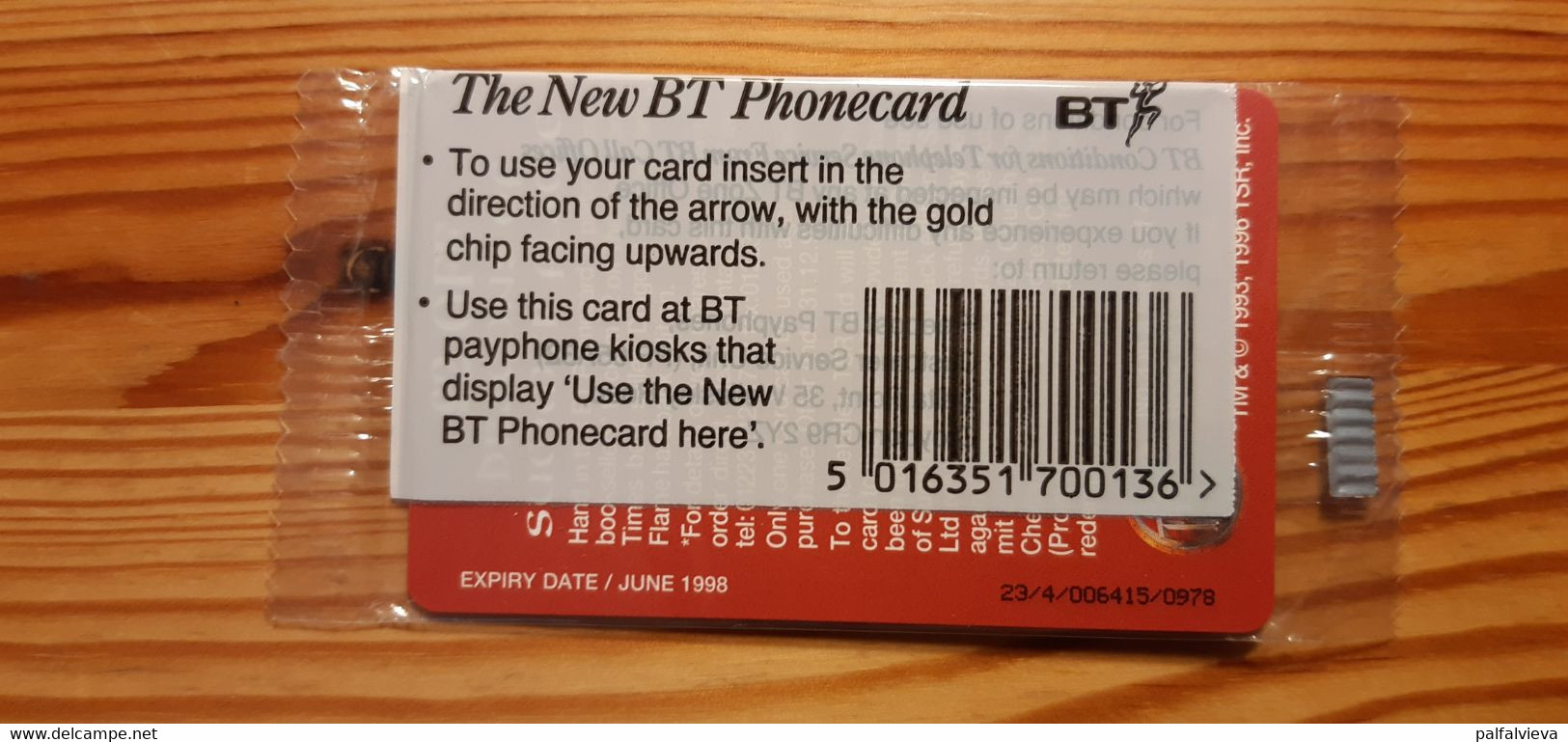 Phonecard United Kingdom - Dragon - Mint In Blister - BT Generales