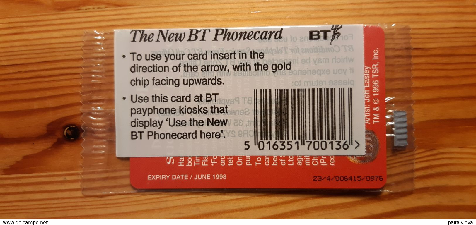 Phonecard United Kingdom - Dragon - Mint In Blister - BT Generale