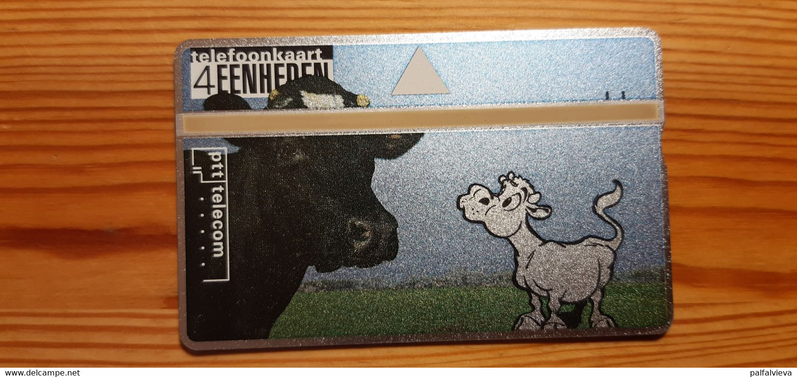 Phonecard Netherlands 344D Cow - Mint - Públicas