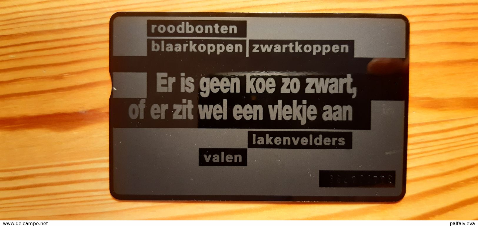 Phonecard Netherlands 344D Cow - Mint - Public