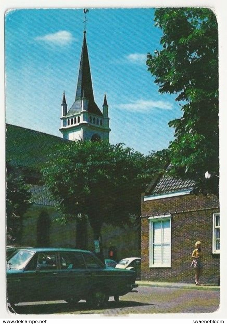 NL.- OMMEN. PLEIN MET HERVORMDE KERK. - Ommen