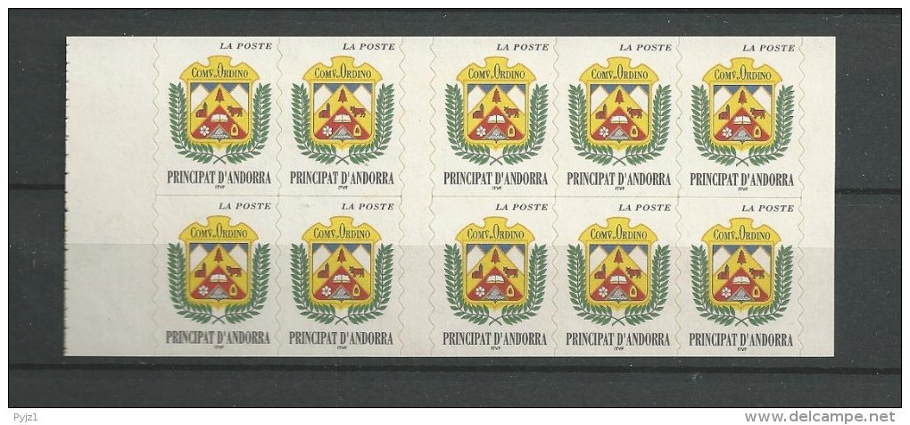 1998 MNH Andorra Fr, Booklet,  Postfris - Postzegelboekjes