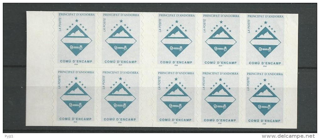 1997 MNH Andorra Fr, Booklet,  Postfris - Cuadernillos