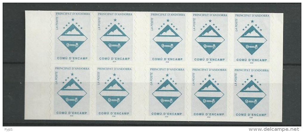 1997 MNH Andorra Fr, Booklet,  Postfris - Carnets
