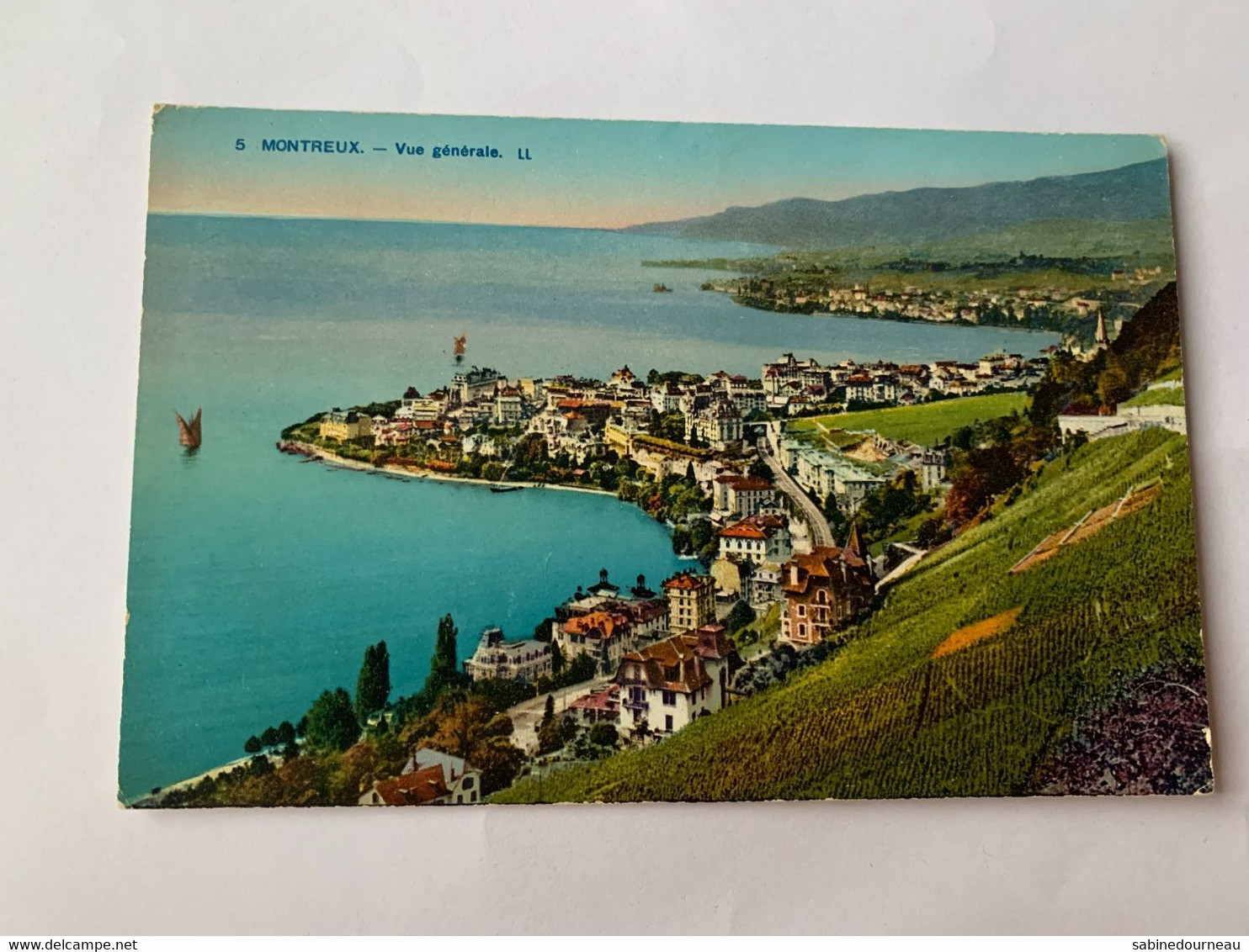 MONTREUX VUE GENERALE VAUD SUISSE SWITZERLAND CPA - Le Vaud