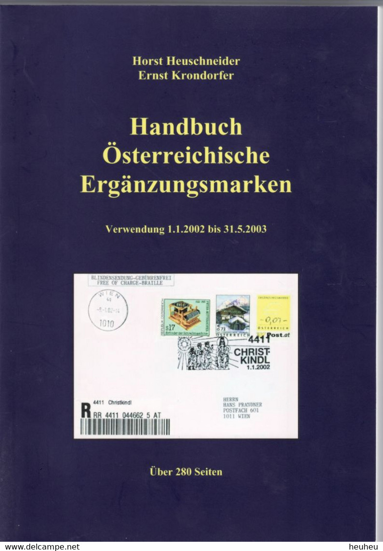 Österreich 2002 Handbuch Gelbe Ergänzungsmarken 290 Seiten NEU Direkt Vom Autor - Manuales