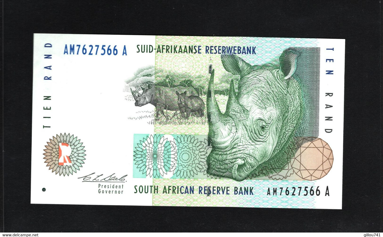 Afrique Du Sud, 10 Rand, 1992-1999 Issue - South Africa