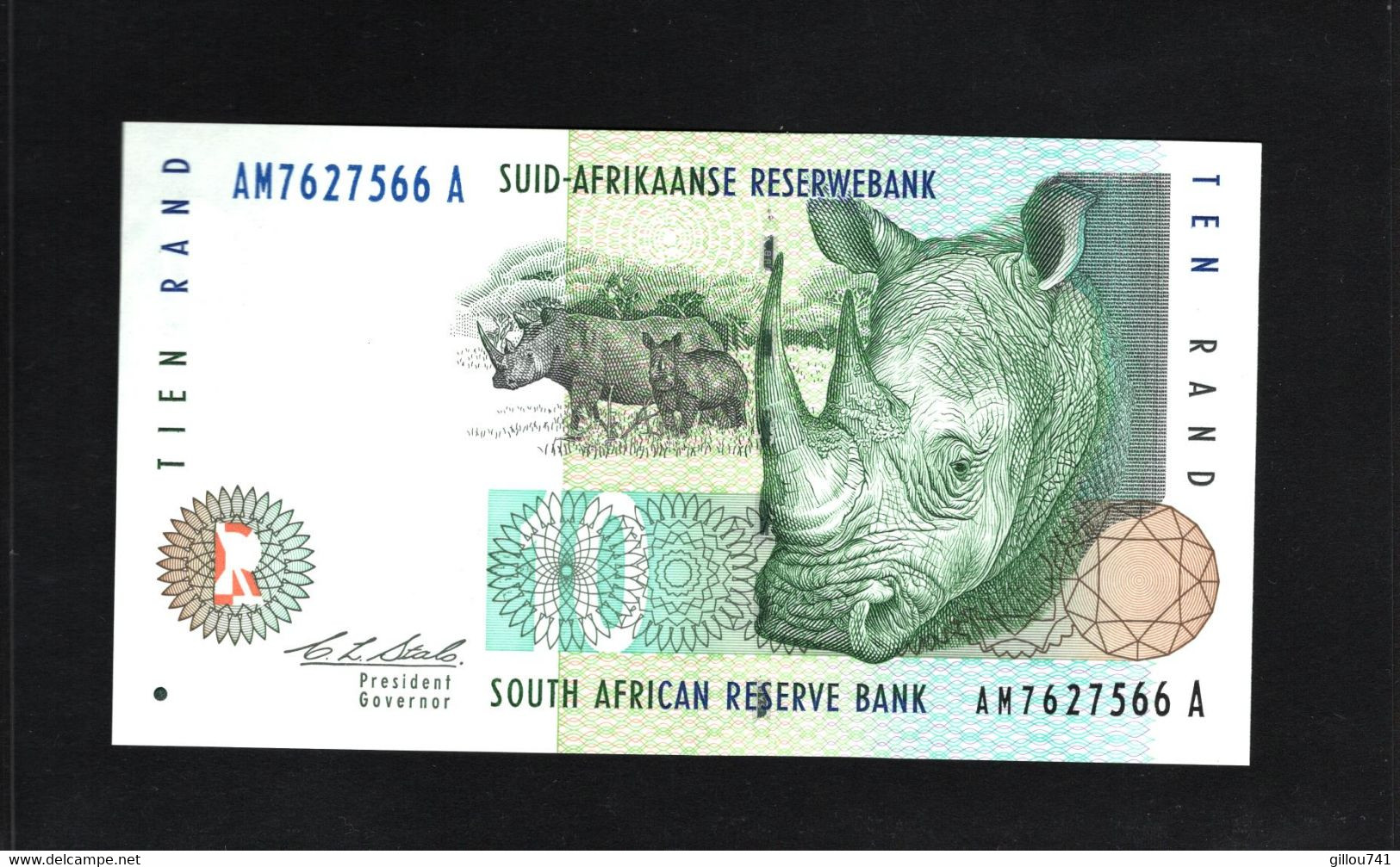 Afrique Du Sud, 10 Rand, 1992-1999 Issue - Afrique Du Sud