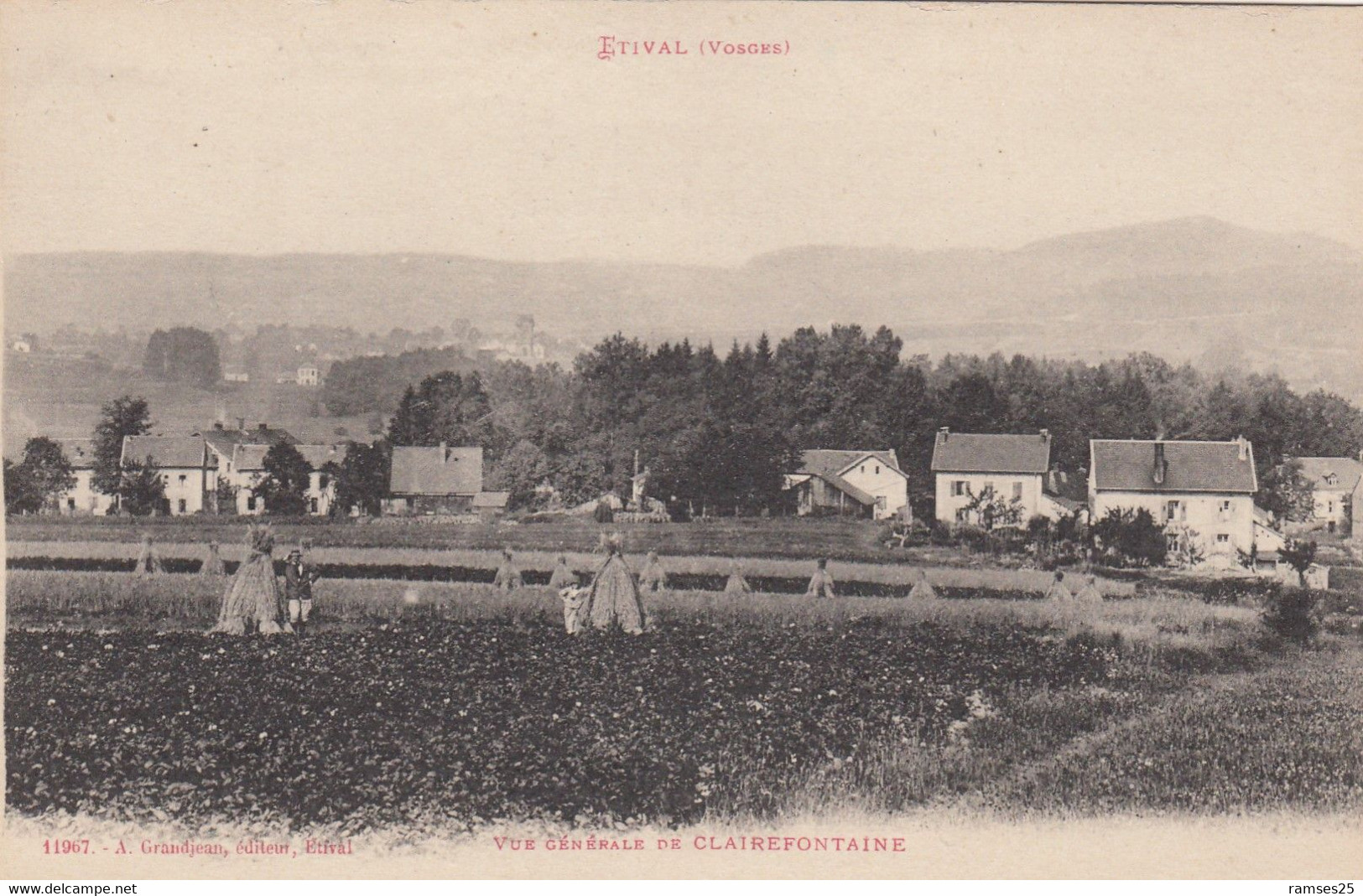 (237)  CPA  Etival  Vue Générale De Clairefontaine - Etival Clairefontaine